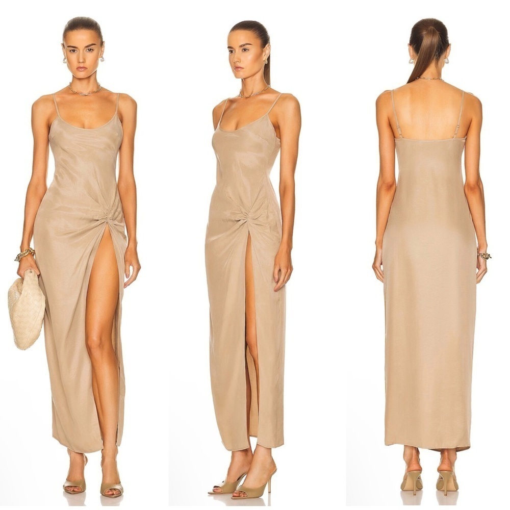 Atoir Turned Around Dress In Bronze Size 4